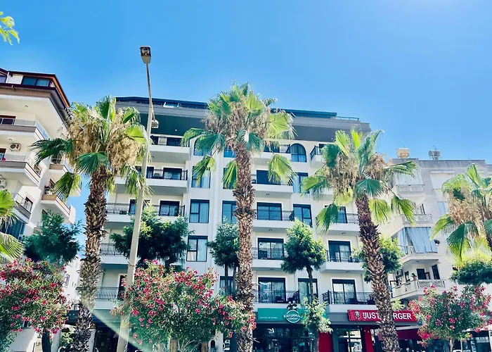 Apartamento ваш уголок у моря! с 1 спальней в 600 м до пляжа клеопатры Alanya